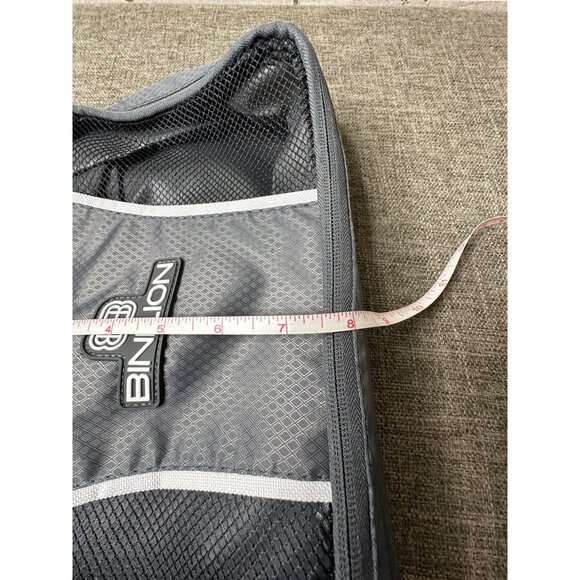 Binlon Luggage Packing Cube Set With Mesh Panel Grey 3 Pc - Picture 5 of 9